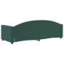 Sofá cama terciopelo verde oscuro 80x200 cm de vidaXL, Camas y somieres - Ref: Foro24-354131, Precio: 210,32 €, Descuento: %