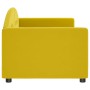 Yellow velvet sofa bed 80x200 cm by vidaXL, Beds and slatted bases - Ref: Foro24-354134, Price: 207,64 €, Discount: %