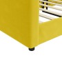 Yellow velvet sofa bed 80x200 cm by vidaXL, Beds and slatted bases - Ref: Foro24-354134, Price: 207,64 €, Discount: %