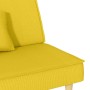 Hellgelbes Schlafsofa aus Stoff von vidaXL, Sofas - Ref: Foro24-351904, Preis: 228,99 €, Rabatt: %