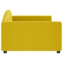 Sofá cama terciopelo amarillo 100x200 cm de vidaXL, Camas y somieres - Ref: Foro24-354148, Precio: 238,22 €, Descuento: %