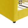 Yellow velvet sofa bed 100x200 cm by vidaXL, Beds and slatted bases - Ref: Foro24-354148, Price: 237,99 €, Discount: %