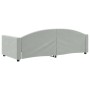 Sofá cama terciopelo gris claro 90x190 cm de vidaXL, Camas y somieres - Ref: Foro24-354149, Precio: 223,99 €, Descuento: %