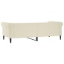 Cream synthetic leather sofa bed 80x200 cm by vidaXL, Beds and slatted bases - Ref: Foro24-354224, Price: 231,84 €, Discount: %