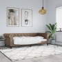 Cappuccino synthetic leather sofa bed 80x200 cm by vidaXL, Beds and slatted bases - Ref: Foro24-354225, Price: 231,52 €, Disc...