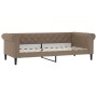 Cappuccino synthetic leather sofa bed 80x200 cm by vidaXL, Beds and slatted bases - Ref: Foro24-354225, Price: 231,52 €, Disc...