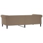 Sofá cama cuero sintético color capuchino 80x200 cm de vidaXL, Camas y somieres - Ref: Foro24-354225, Precio: 231,52 €, Descu...