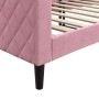 Sofá cama terciopelo rosa 80x200 cm de vidaXL, Camas y somieres - Ref: Foro24-354240, Precio: 212,63 €, Descuento: %