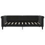 Black velvet sofa bed 90x190 cm by vidaXL, Beds and slatted bases - Ref: Foro24-354259, Price: 228,13 €, Discount: %