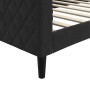 Black velvet sofa bed 90x190 cm by vidaXL, Beds and slatted bases - Ref: Foro24-354259, Price: 228,13 €, Discount: %