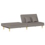 Sofá cama de tela gris taupe de vidaXL, Sofás - Ref: Foro24-351905, Precio: 226,73 €, Descuento: %