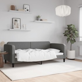 Dark gray fabric sofa bed 90x190 cm by vidaXL, Beds and slatted bases - Ref: Foro24-354044, Price: 210,48 €, Discount: %