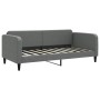 Sofá cama tela gris oscuro 90x190 cm de vidaXL, Camas y somieres - Ref: Foro24-354044, Precio: 210,25 €, Descuento: %