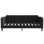 Sofá cama tela negro 90x190 cm de vidaXL, Camas y somieres - Ref: Foro24-354045, Precio: 210,25 €, Descuento: %