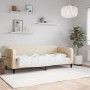 Cream fabric sofa bed 80x200 cm by vidaXL, Beds and slatted bases - Ref: Foro24-354032, Price: 211,99 €, Discount: %