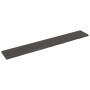 Encimera de baño madera tratada marrón oscuro 200x30x(2-4) cm de vidaXL, Encimeras - Ref: Foro24-3156265, Precio: 86,99 €, De...