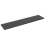 Encimera de baño madera tratada marrón oscuro 180x40x(2-4) cm de vidaXL, Encimeras - Ref: Foro24-3156259, Precio: 98,02 €, De...