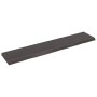 Encimera de baño madera tratada marrón oscuro 200x40x(2-6) cm de vidaXL, Encimeras - Ref: Foro24-3156268, Precio: 130,78 €, D...