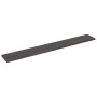 Encimera de baño madera tratada marrón oscuro 220x30x(2-4) cm de vidaXL, Encimeras - Ref: Foro24-3156273, Precio: 93,86 €, De...