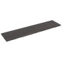 Encimera de baño madera tratada marrón oscuro 200x50x(2-4) cm de vidaXL, Encimeras - Ref: Foro24-3156269, Precio: 129,58 €, D...