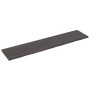 Encimera de baño madera tratada marrón oscuro 220x50x(2-4) cm de vidaXL, Encimeras - Ref: Foro24-3156277, Precio: 141,45 €, D...