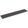 Encimera de baño madera tratada marrón oscuro 220x40x(2-6) cm de vidaXL, Encimeras - Ref: Foro24-3156276, Precio: 141,90 €, D...