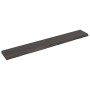 Encimera de baño madera tratada marrón oscuro 200x30x(2-6) cm de vidaXL, Encimeras - Ref: Foro24-3156266, Precio: 108,71 €, D...