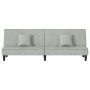 Sofá cama de terciopelo gris claro de vidaXL, Sofás - Ref: Foro24-351907, Precio: 220,41 €, Descuento: %