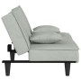 Sofá cama de terciopelo gris claro de vidaXL, Sofás - Ref: Foro24-351907, Precio: 220,41 €, Descuento: %