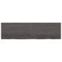 Dark brown treated wood bathroom countertop 180x50x(2-4) cm by vidaXL, Countertops - Ref: Foro24-3156261, Price: 118,25 €, Di...