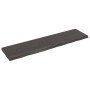 Encimera de baño madera tratada marrón oscuro 200x50x(2-6) cm de vidaXL, Encimeras - Ref: Foro24-3156270, Precio: 154,31 €, D...