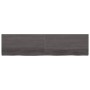 Encimera de baño madera tratada marrón oscuro 200x50x(2-6) cm de vidaXL, Encimeras - Ref: Foro24-3156270, Precio: 154,31 €, D...