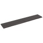 Encimera de baño madera tratada marrón oscuro 220x40x(2-4) cm de vidaXL, Encimeras - Ref: Foro24-3156275, Precio: 117,96 €, D...