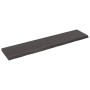 Encimera de baño madera tratada marrón oscuro 180x40x(2-6) cm de vidaXL, Encimeras - Ref: Foro24-3156260, Precio: 119,39 €, D...