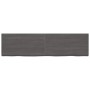 Encimera de baño madera tratada marrón oscuro 220x60x(2-6) cm de vidaXL, Encimeras - Ref: Foro24-3156280, Precio: 191,99 €, D...