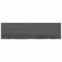 Encimera de baño madera tratada marrón oscuro 220x60x(2-4) cm de vidaXL, Encimeras - Ref: Foro24-3156279, Precio: 163,70 €, D...