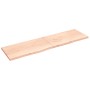 Unbehandelte Badezimmerarbeitsplatte aus Massivholz, 220 x 60 x (2-4) cm von vidaXL, Arbeitsplatten - Ref: Foro24-3156087, Pr...