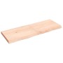 Badezimmerarbeitsplatte aus massivem, unbehandeltem Holz 140x50x(2-6) cm von vidaXL, Arbeitsplatten - Ref: Foro24-3156054, Pr...