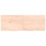 Badezimmerarbeitsplatte aus massivem, unbehandeltem Holz 140x50x(2-6) cm von vidaXL, Arbeitsplatten - Ref: Foro24-3156054, Pr...