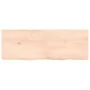 Badezimmerarbeitsplatte aus massivem, unbehandeltem Holz 140x50x(2-6) cm von vidaXL, Arbeitsplatten - Ref: Foro24-3156054, Pr...