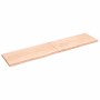 Encimera de baño madera maciza sin tratar 220x50x(2-4) cm de vidaXL, Encimeras - Ref: Foro24-3156085, Precio: 122,99 €, Descu...