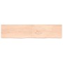 Encimera de baño madera maciza sin tratar 220x50x(2-4) cm de vidaXL, Encimeras - Ref: Foro24-3156085, Precio: 122,99 €, Descu...