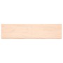 Unbehandelte Badezimmerarbeitsplatte aus Massivholz, 160 x 40 x (2–6) cm von vidaXL, Arbeitsplatten - Ref: Foro24-3156060, Pr...