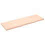 Unbehandelte Badezimmerarbeitsplatte aus Massivholz, 180 x 60 x (2–6) cm von vidaXL, Arbeitsplatten - Ref: Foro24-3156072, Pr...