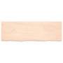 Unbehandelte Badezimmerarbeitsplatte aus Massivholz, 180 x 60 x (2–6) cm von vidaXL, Arbeitsplatten - Ref: Foro24-3156072, Pr...