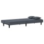 Sofá cama de terciopelo gris oscuro de vidaXL, Sofás - Ref: Foro24-351908, Precio: 239,99 €, Descuento: %