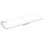 Unbehandelte Badezimmerarbeitsplatte aus Massivholz, 200 x 60 x (2–4) cm von vidaXL, Arbeitsplatten - Ref: Foro24-3156079, Pr...