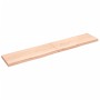 Unbehandelte Badezimmerarbeitsplatte aus Massivholz, 220 x 40 x (2–6) cm von vidaXL, Arbeitsplatten - Ref: Foro24-3156084, Pr...