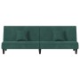 Dunkelgrünes Samt-Schlafsofa von vidaXL, Sofas - Ref: Foro24-351909, Preis: 213,08 €, Rabatt: %