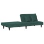 Sofá cama de terciopelo verde oscuro de vidaXL, Sofás - Ref: Foro24-351909, Precio: 213,08 €, Descuento: %